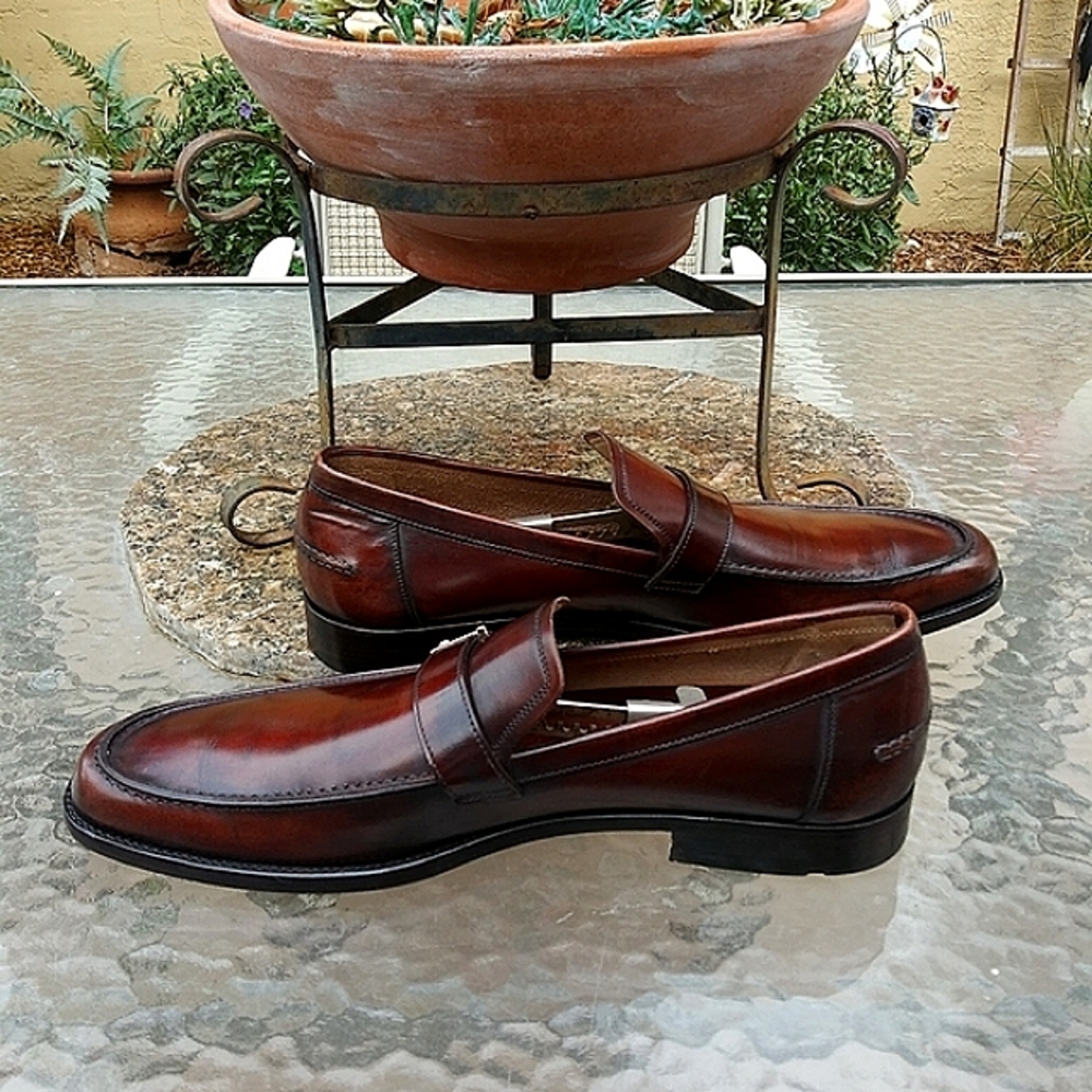 !!!!!SOLD!!!!!  Salvatore Ferragamo Brown Slip Ons - Picture 9 of 14
